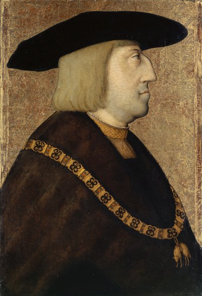 Retrato del emperador Maximiliano I de Master of Messkirch